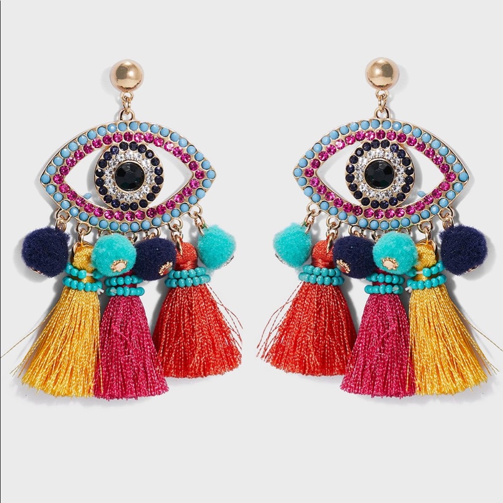 ALDO evil eye earrings